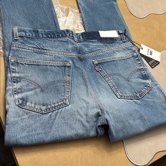 BNWT Levi’s x REDONE indigo 70s straight jeans - Picture 12 of 14
